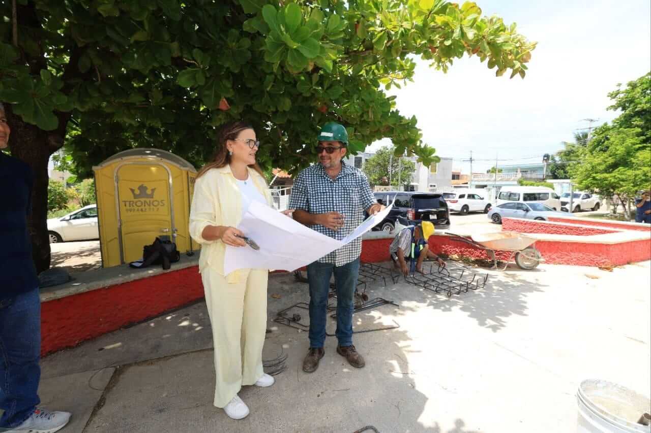 Mejoramiento urbano en Mérida interviene parques del centro y oriente