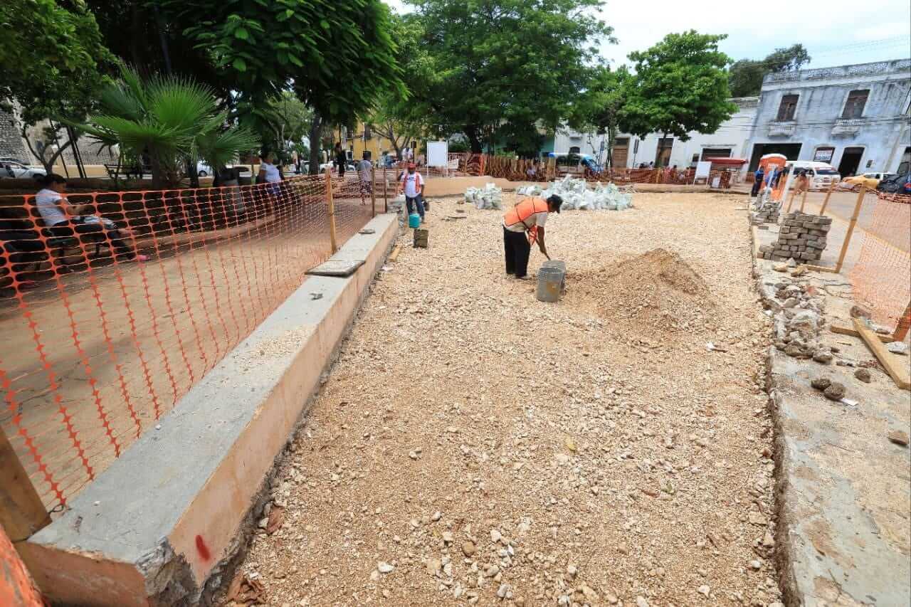 Mejoramiento urbano en Mérida interviene parques del centro y oriente