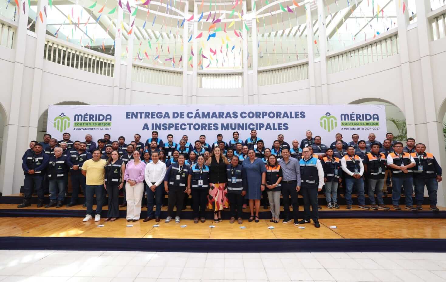 Combate a la corrupción en Mérida incorpora 57 cámaras corporales