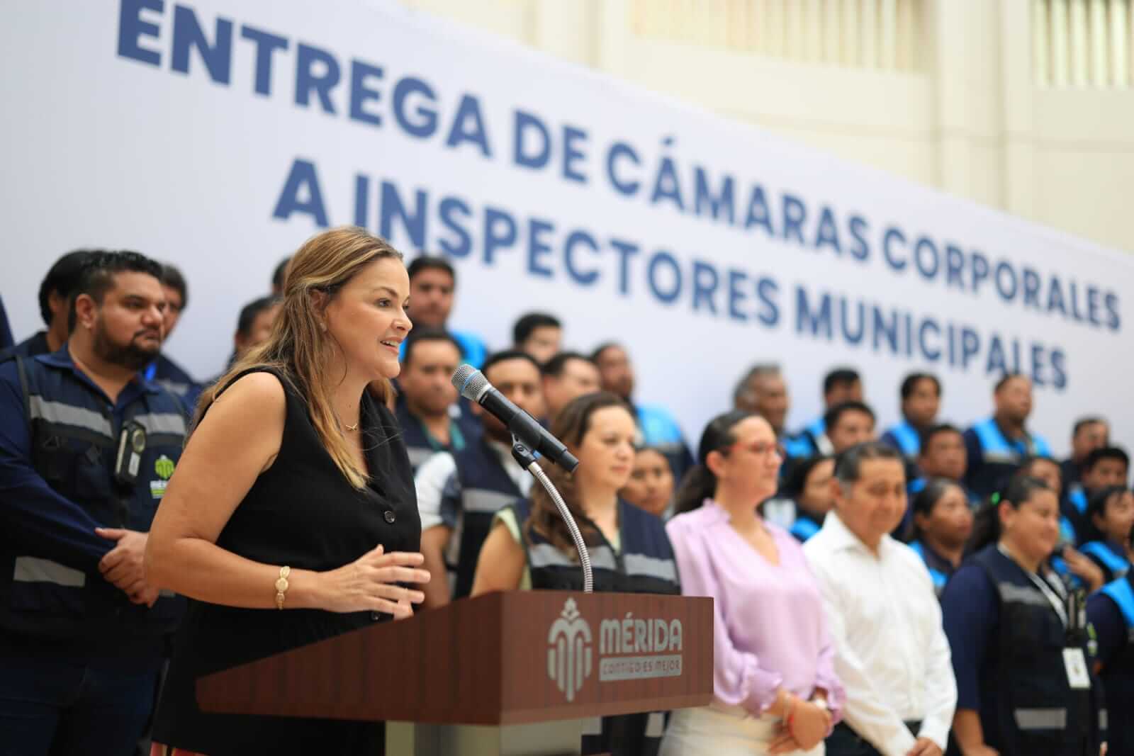 Combate a la corrupción en Mérida incorpora 57 cámaras corporales