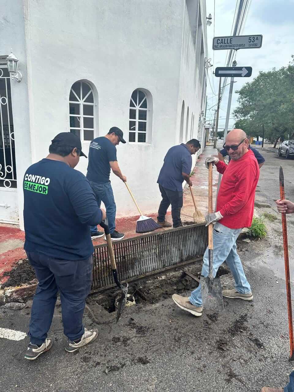 Operativo por lluvias en Mérida mantiene desplegadas cuadrillas municipales